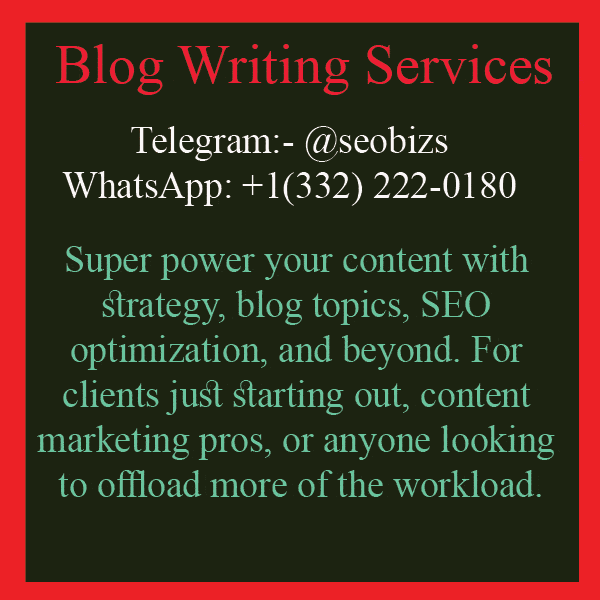 best Blog Writing Services