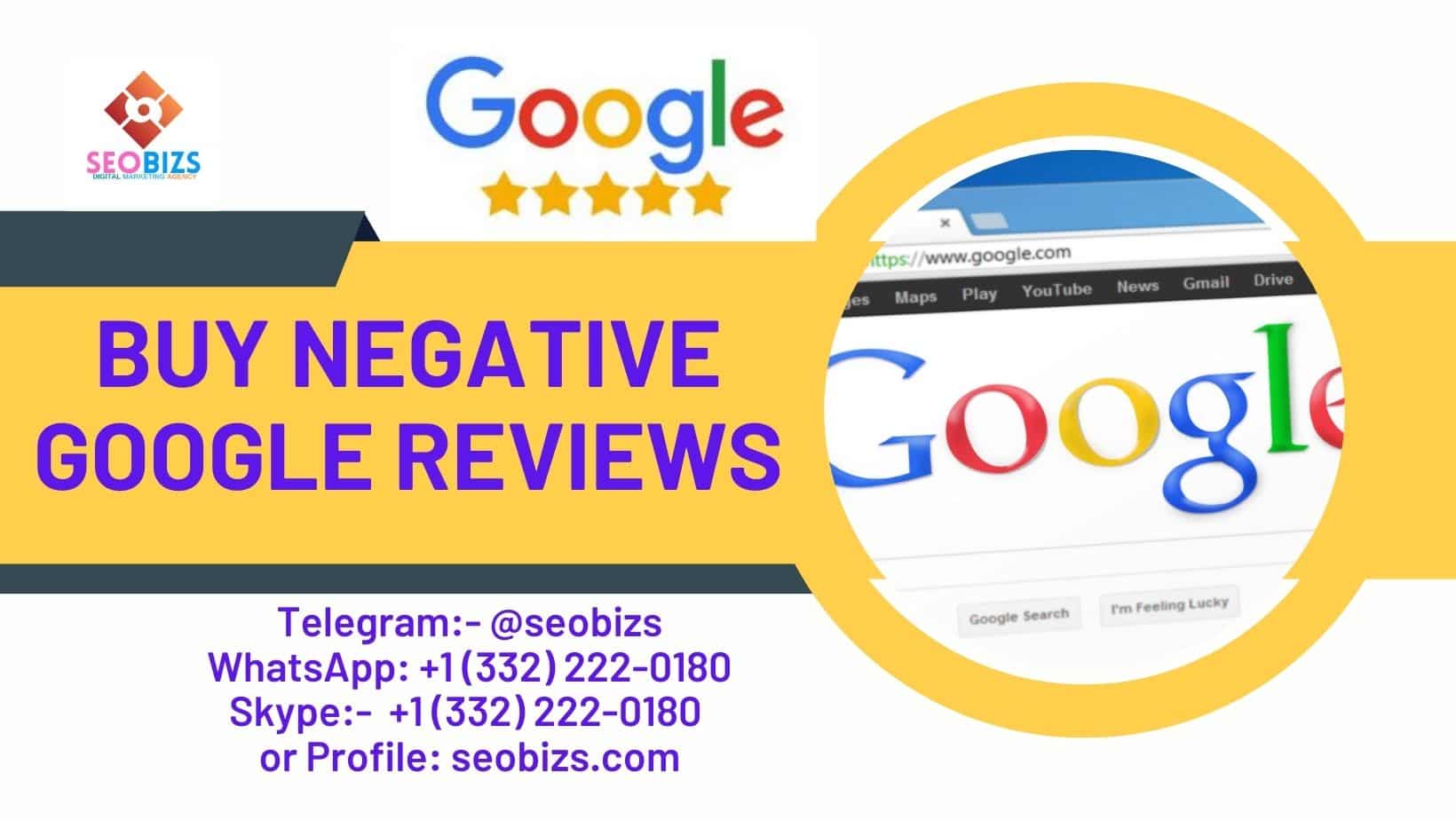 buy negative Google Reviews