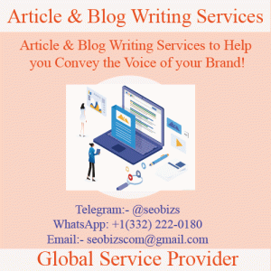 Article & Blog Writing Services