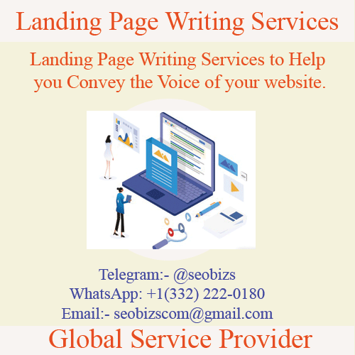 Landing Page Writing Services