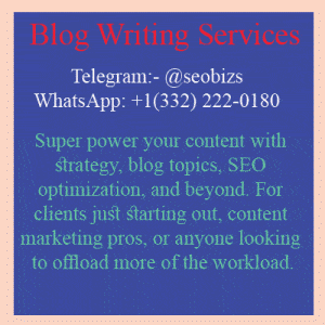 blog writing services