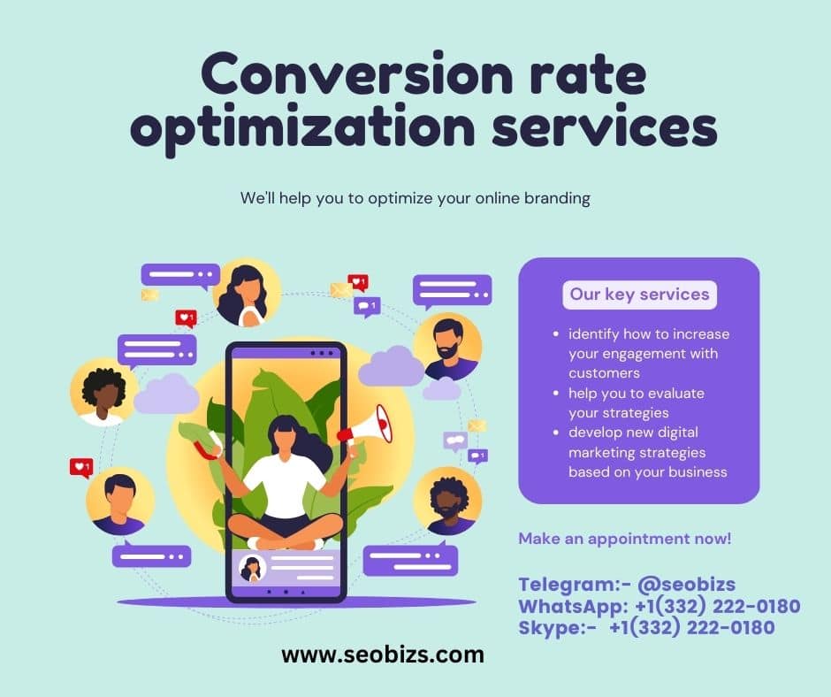 Conversion rate optimization services